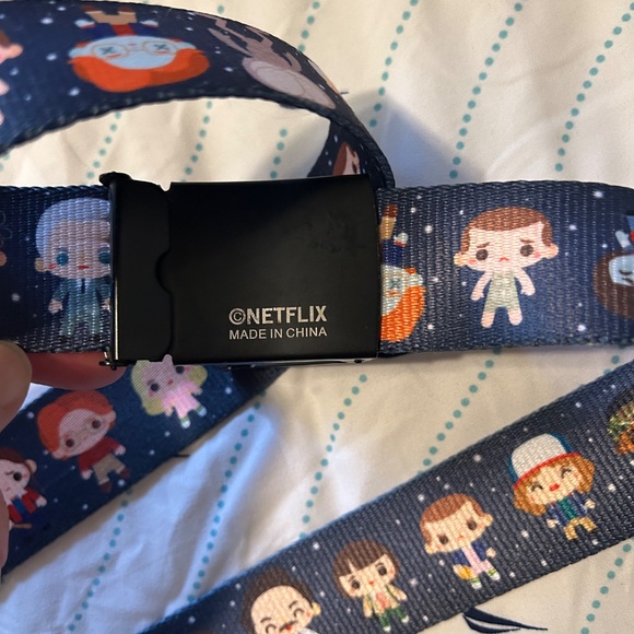 Loungefly Stranger Things Chibi Character Web Belt - Picture 4 of 6